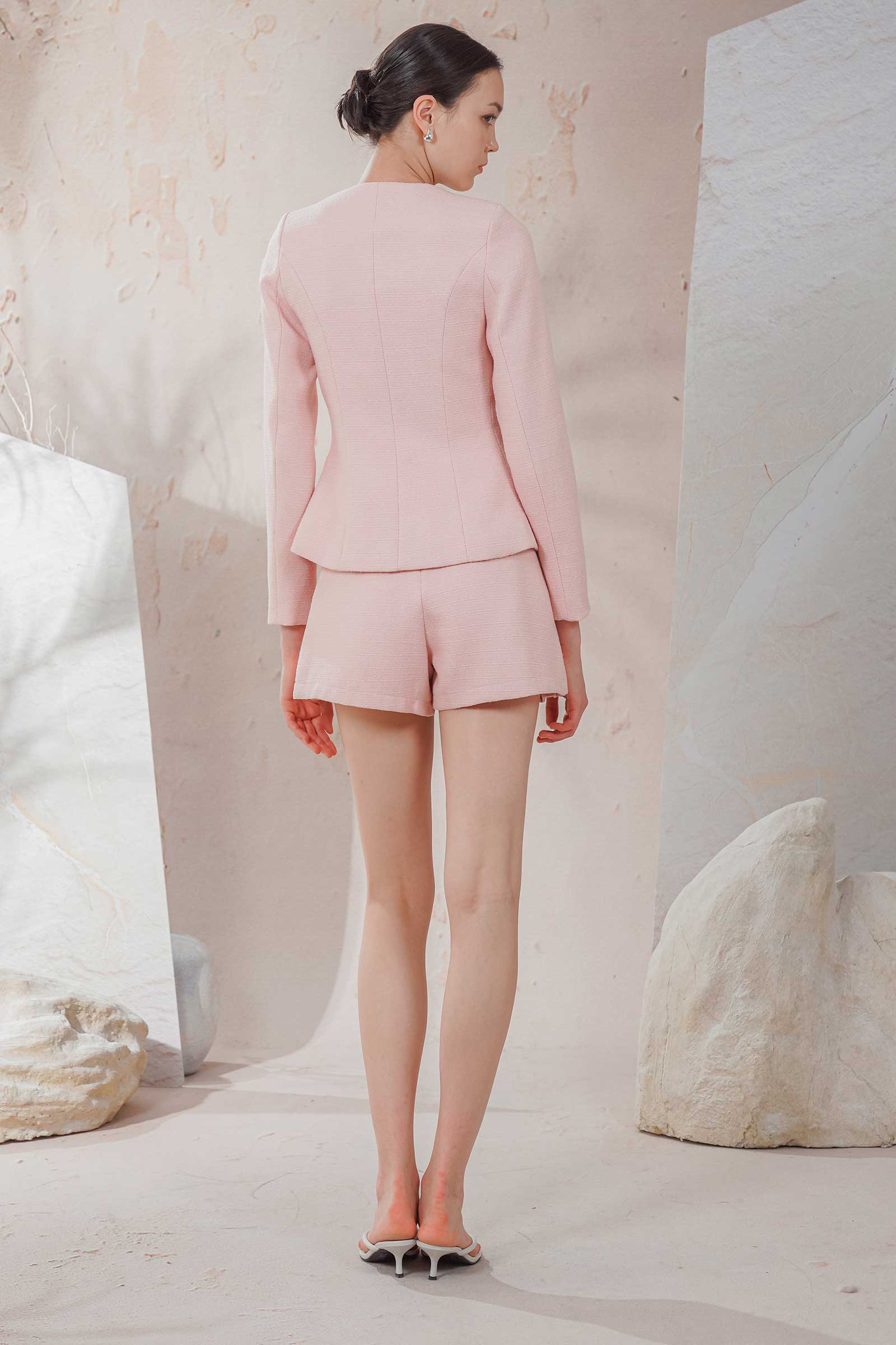 Delisse Tweed Set (Pink) - Image 4