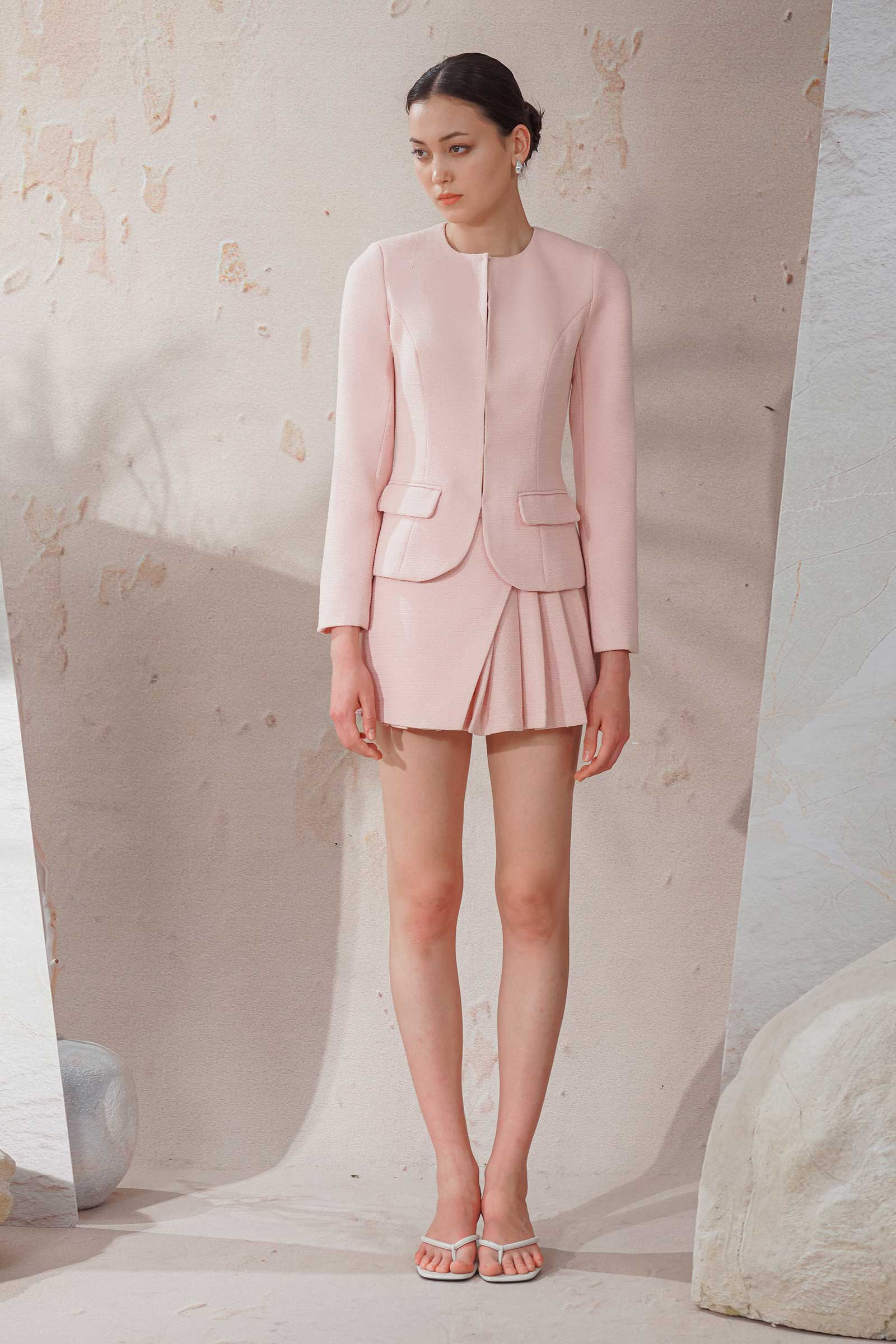 Delisse Tweed Set (Pink) - Image 9