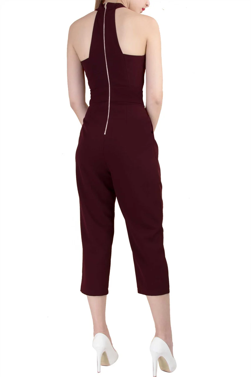 Dertiqa Jumpsuit (Burgundy) - Image 3