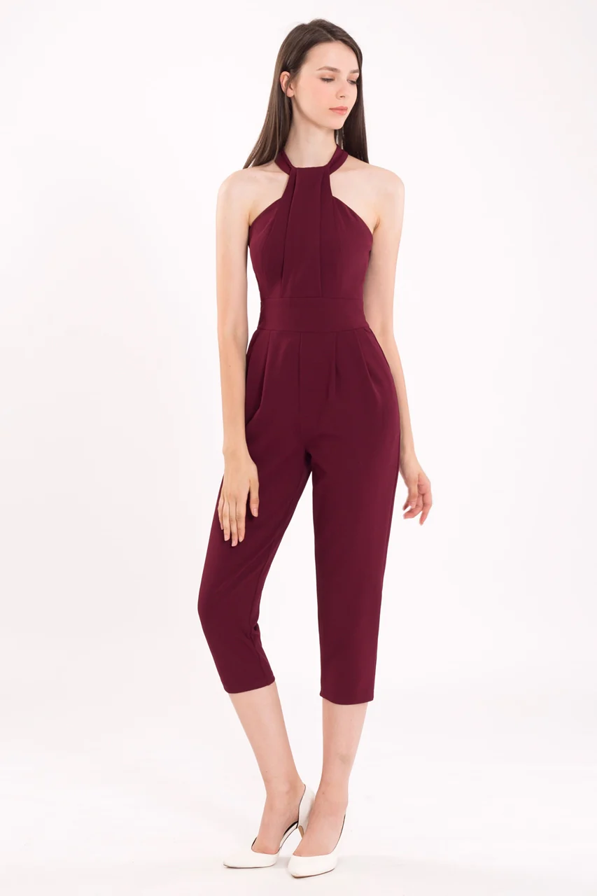 Dertiqa Jumpsuit (Burgundy) - Image 4