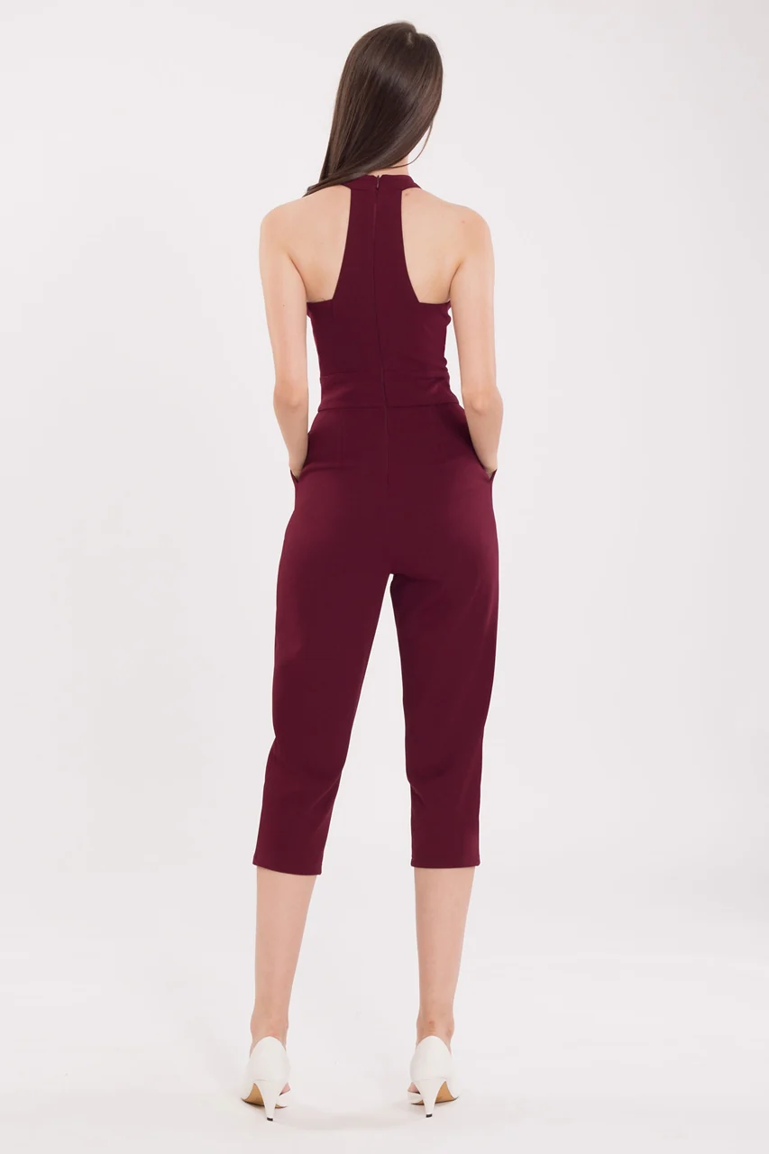 Dertiqa Jumpsuit (Burgundy) - Image 5