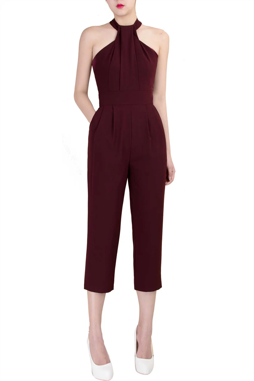 Dertiqa Jumpsuit (Burgundy) - Image 6