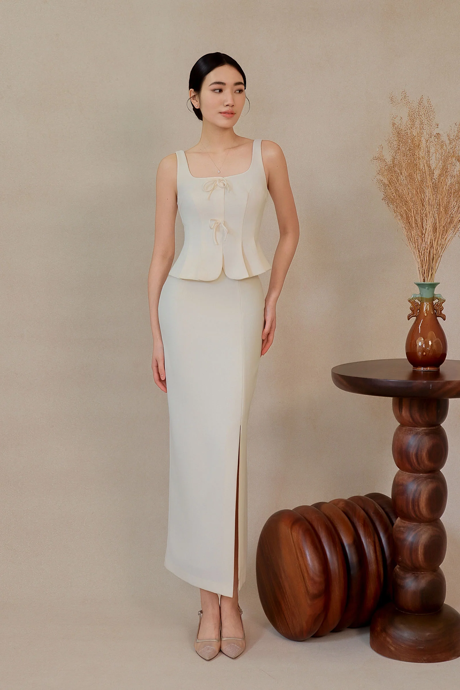 Dioriea Skirt (Cream) - Image 13