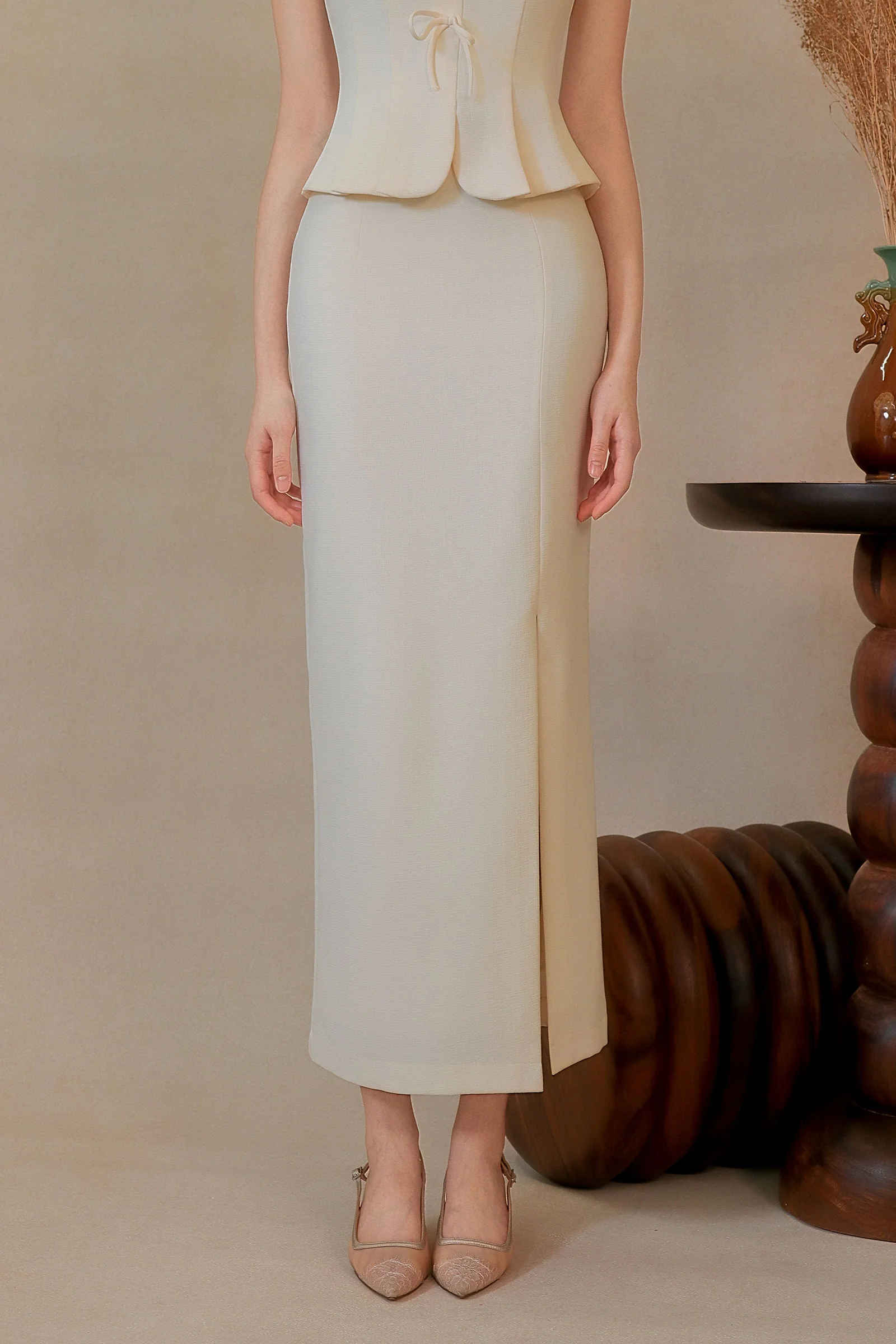 Dioriea Skirt (Cream) - Image 2