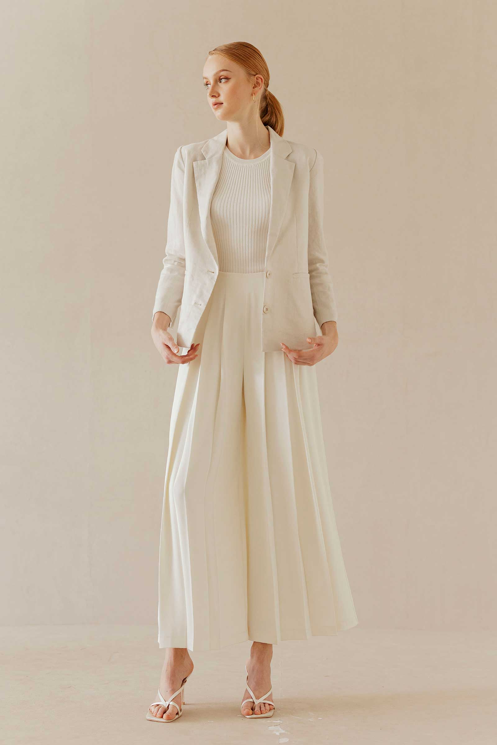 Dlaz Blazer (Ecru) - Image 2