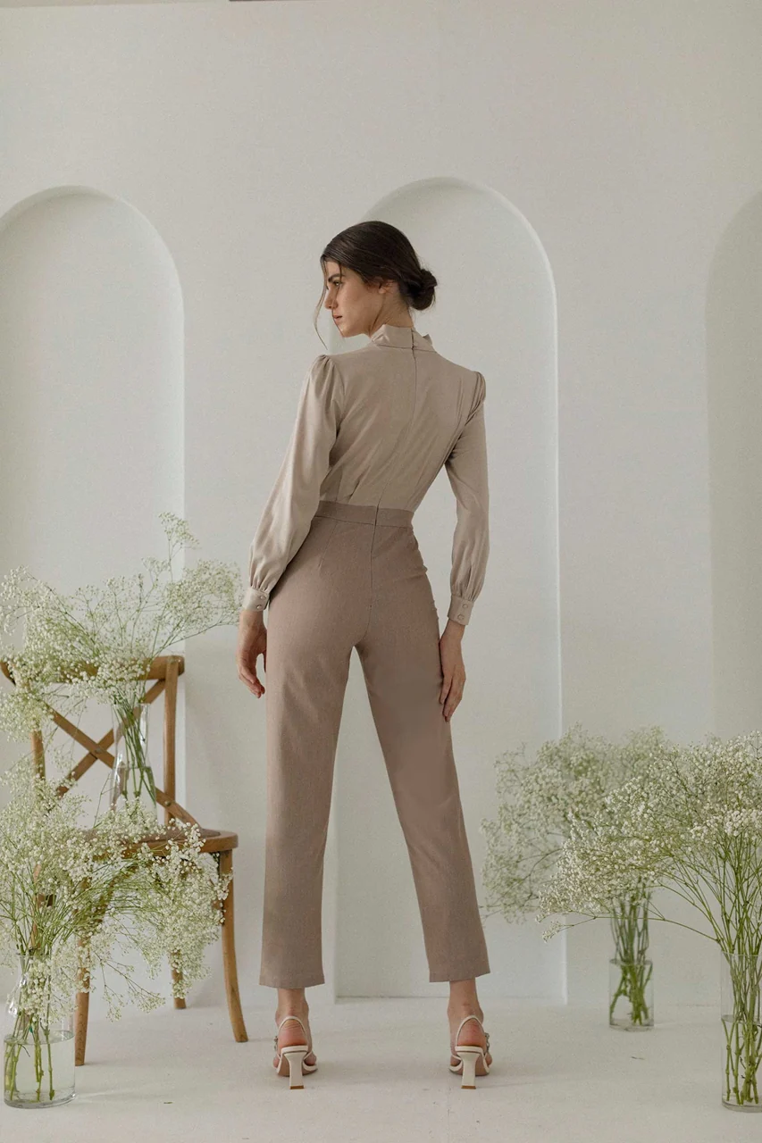 Dohurest Jumpsuit (Champagne+Khaki) - Image 3