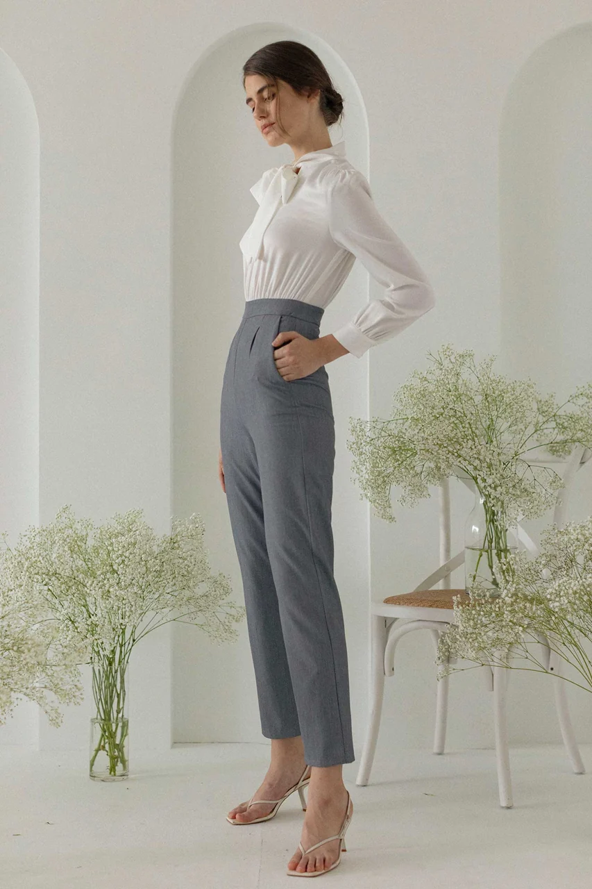 Dohurest Jumpsuit (White+Grey) - Image 6