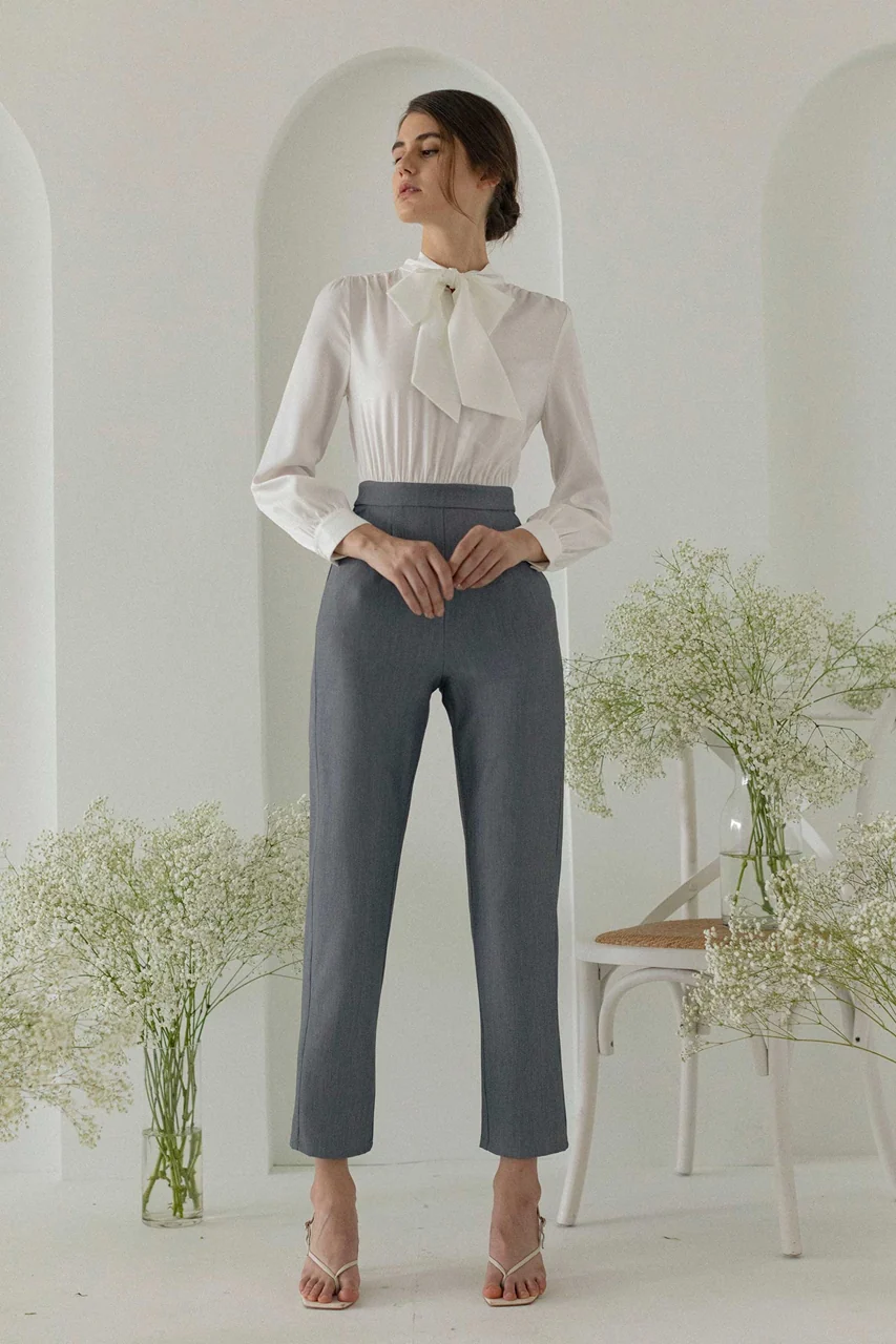 Dohurest Jumpsuit (White+Grey) - Image 8