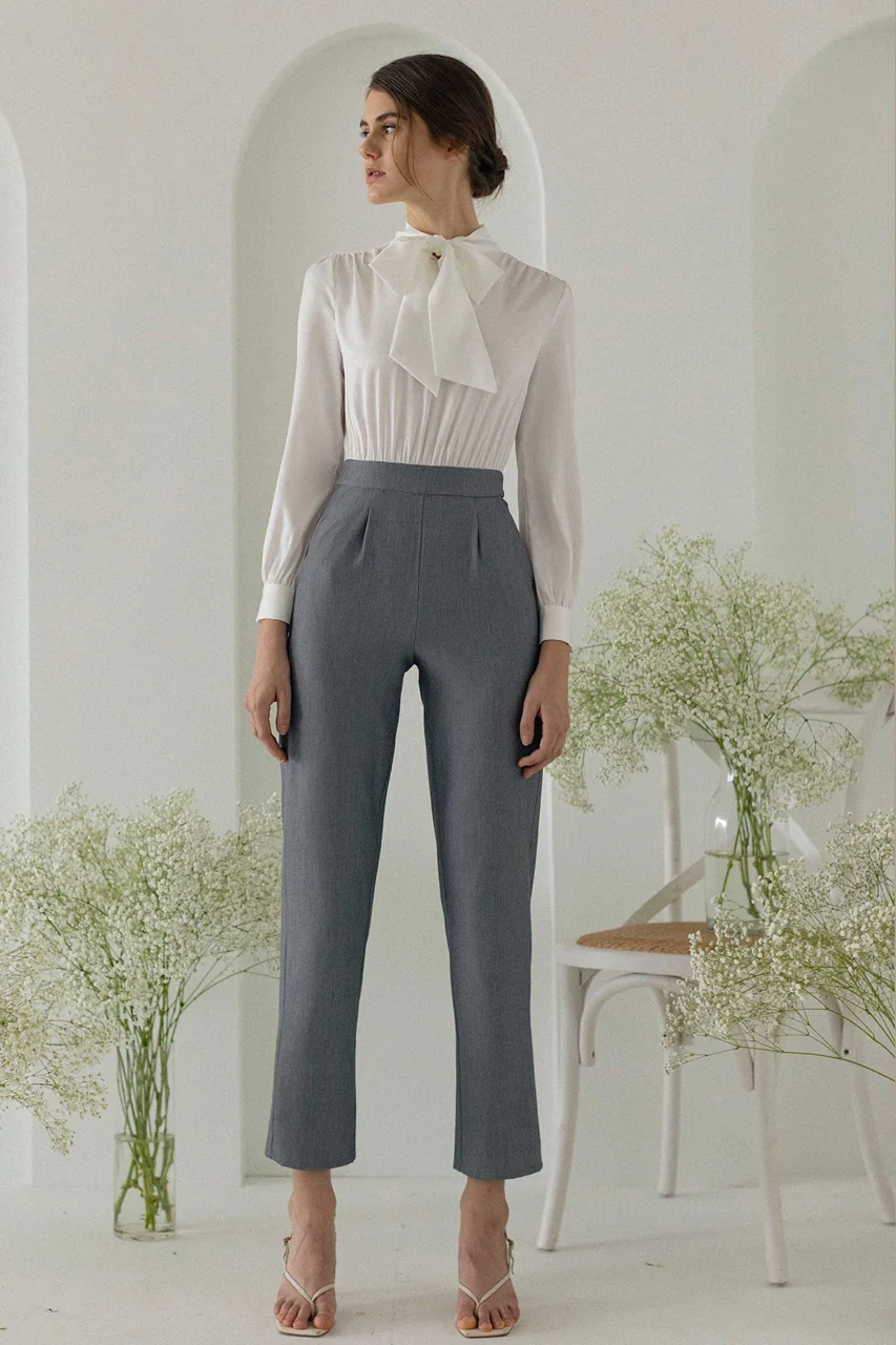 Dohurest Jumpsuit (White+Grey) - Image 9