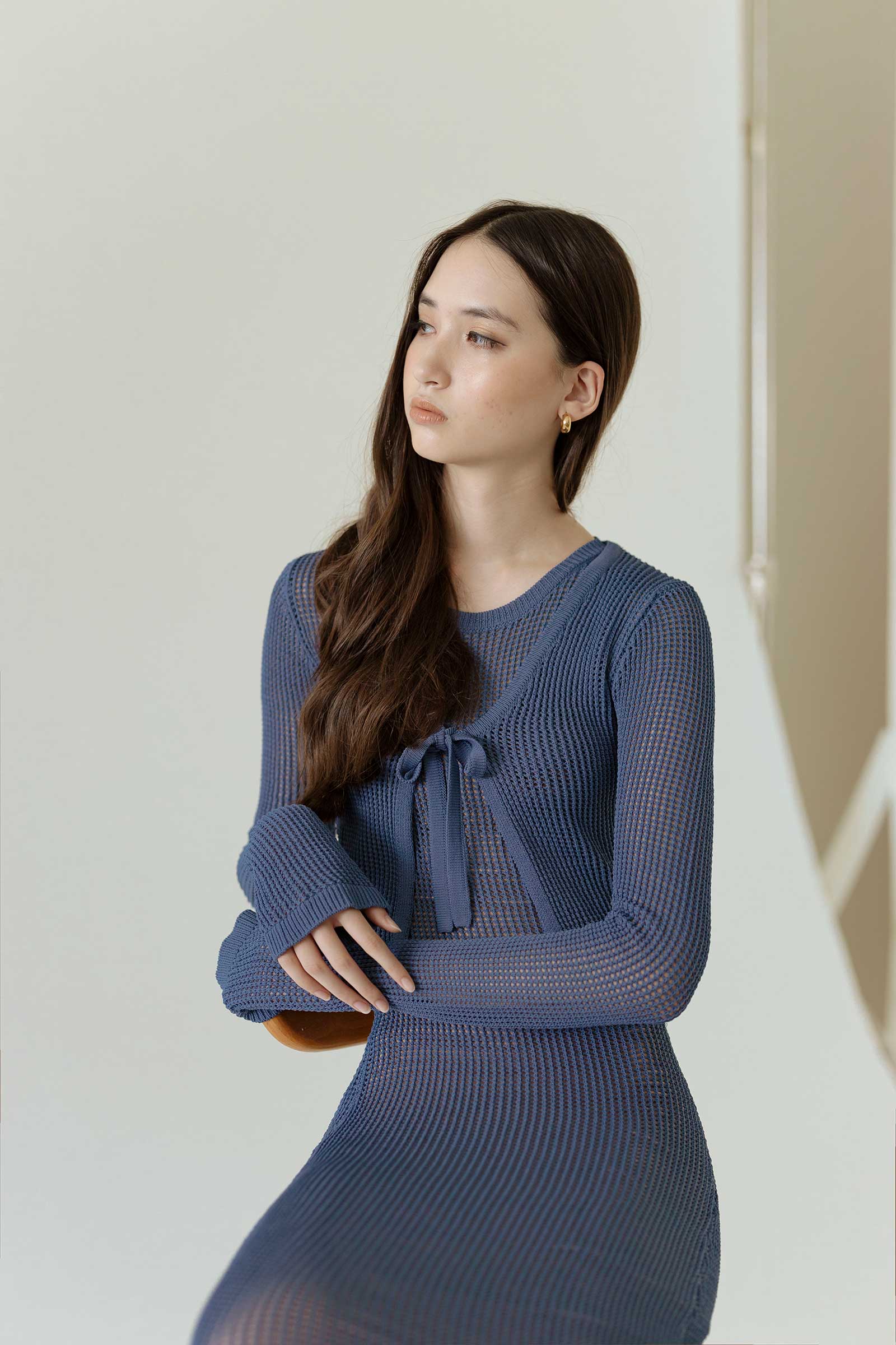 Dokieztuy Cardi Top (Blue) - Image 15
