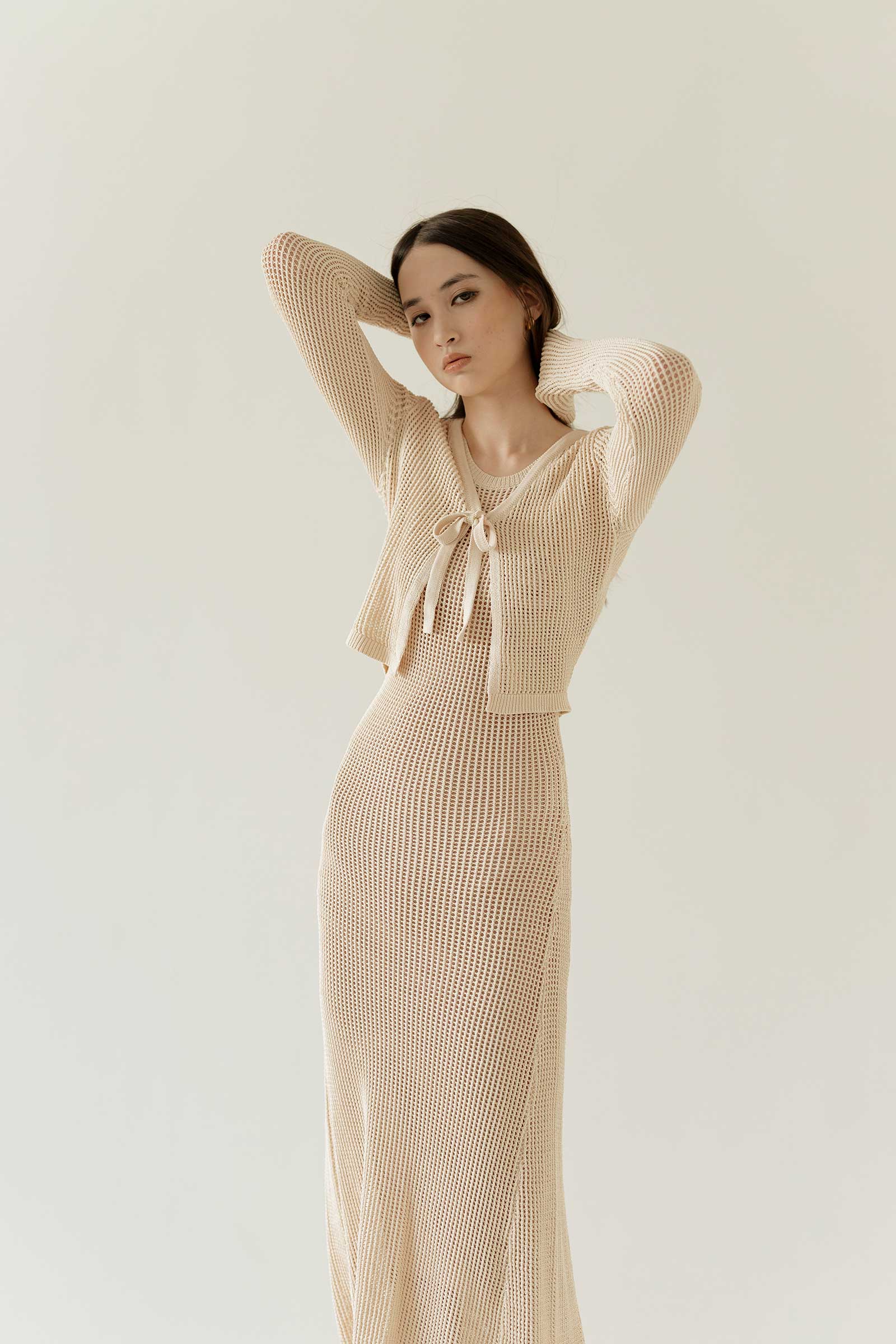 Dokieztuy Cardi Top (Nude) - Image 3