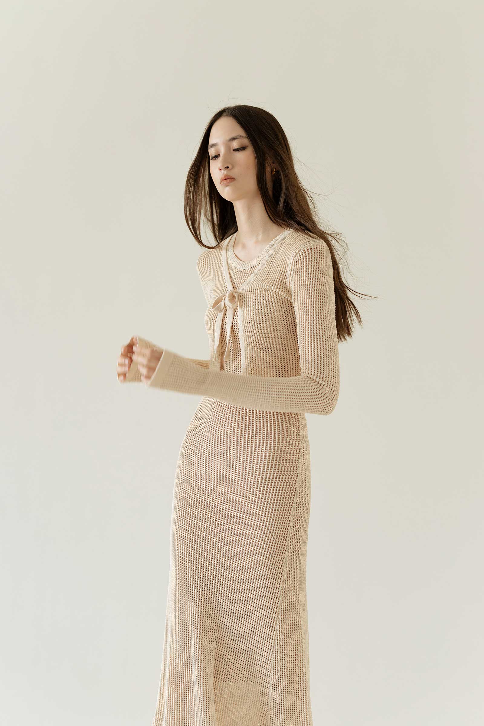 Dokieztuy Cardi Top (Nude) - Image 8