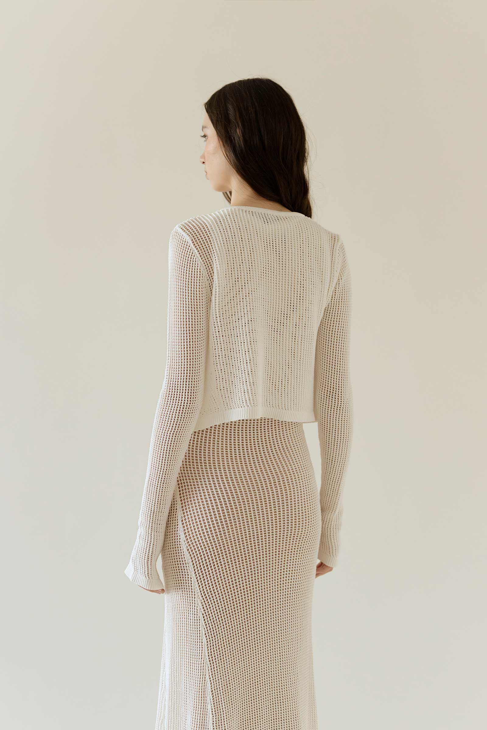 Dokieztuy Cardi Top (White) - Image 5