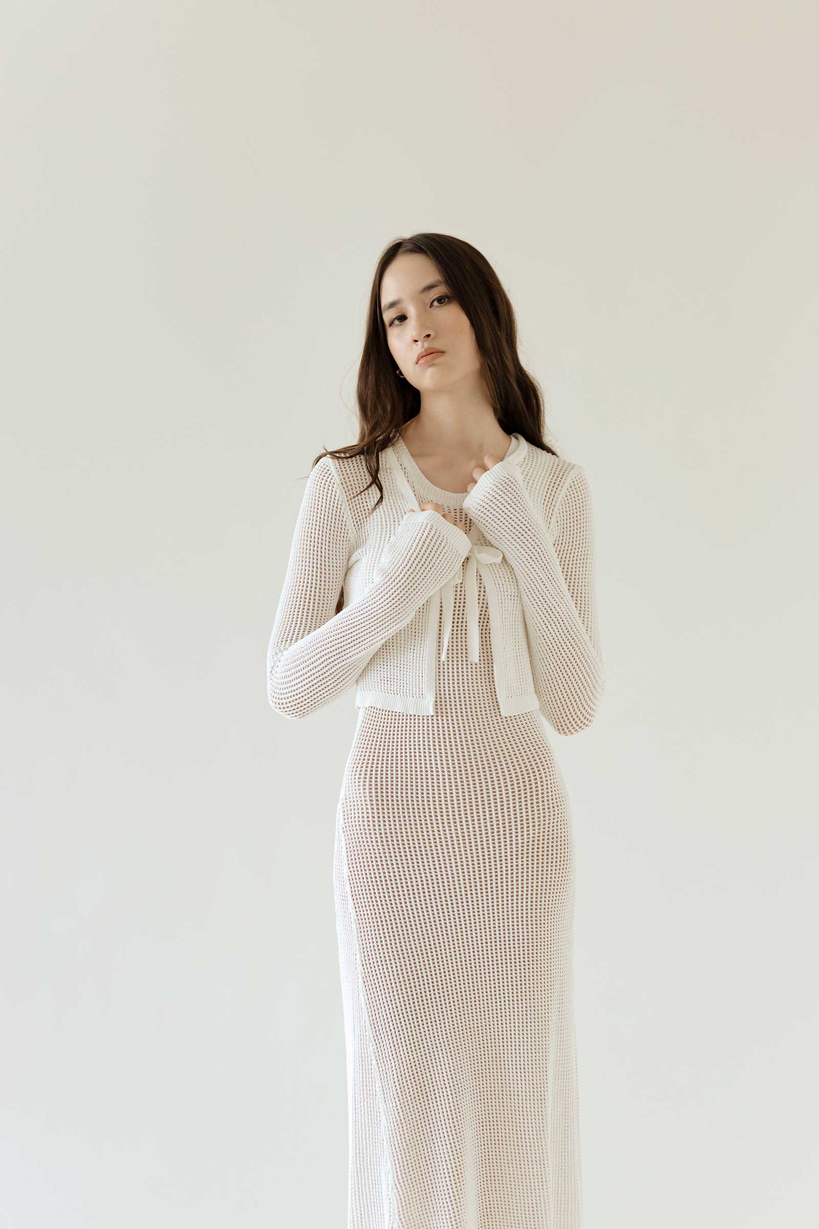 Dokieztuy Cardi Top (White) - Image 6