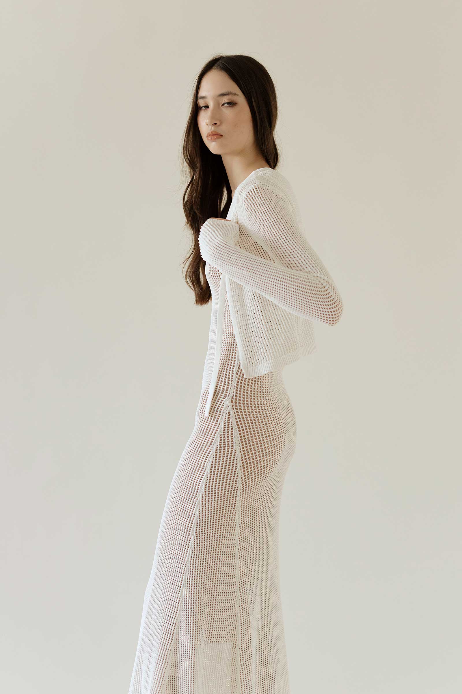 Dokieztuy Cardi Top (White) - Image 9