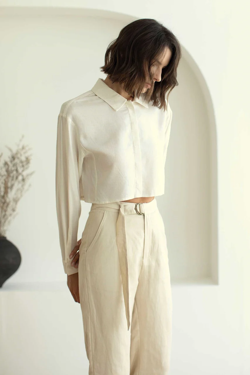 Dermisty Top Set (Ecru) - Image 13