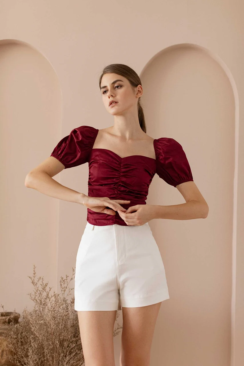 Dolizez Top (Maroon) - Image 3