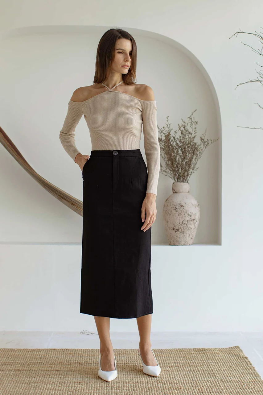 Dimioza Skirt (Black) - Image 7
