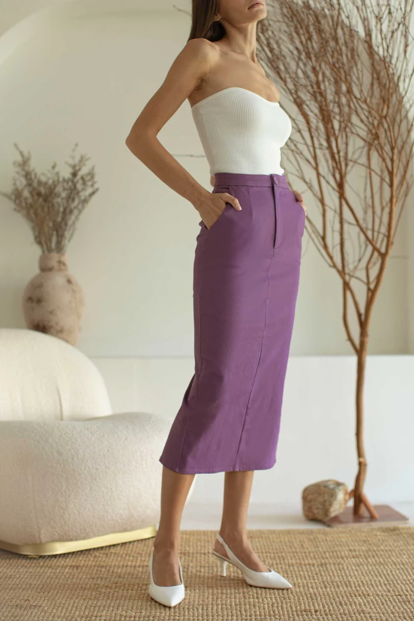 Dimioza Skirt (Plum) - Image 2