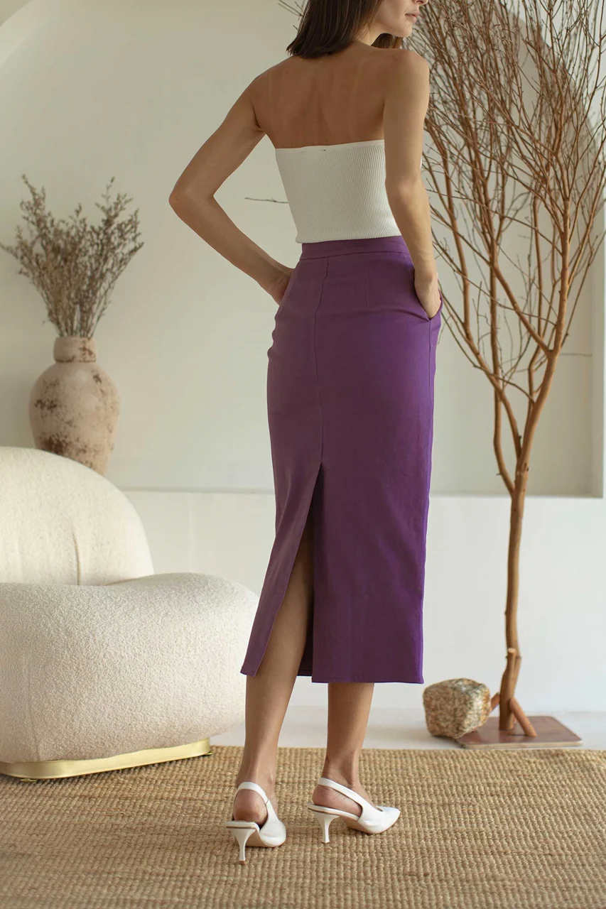 Dimioza Skirt (Plum) - Image 3