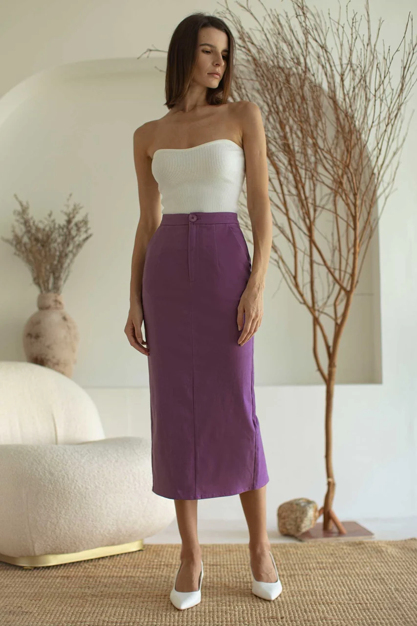 Dimioza Skirt (Plum) - Image 7