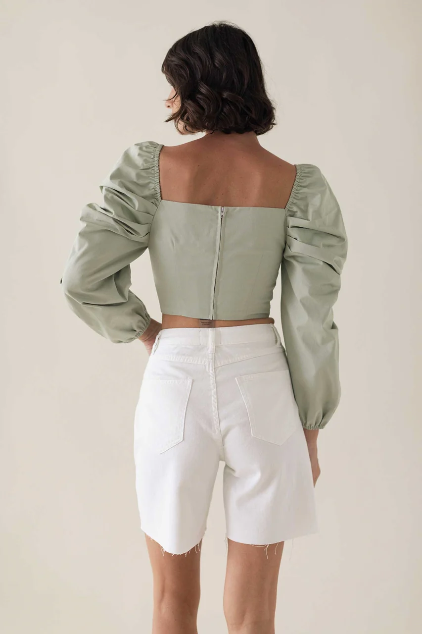 Dakixes Top (Light Green) - Image 3