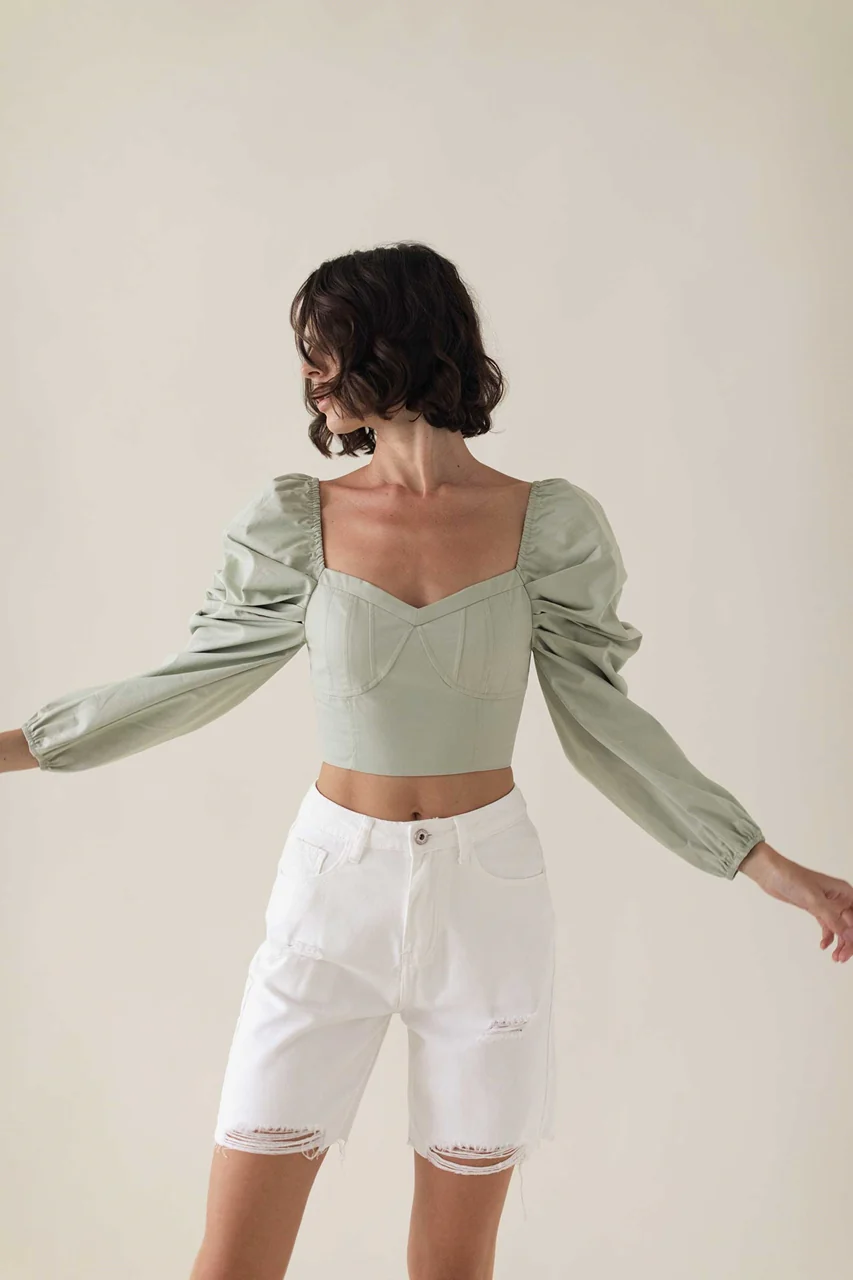 Dakixes Top (Light Green) - Image 4