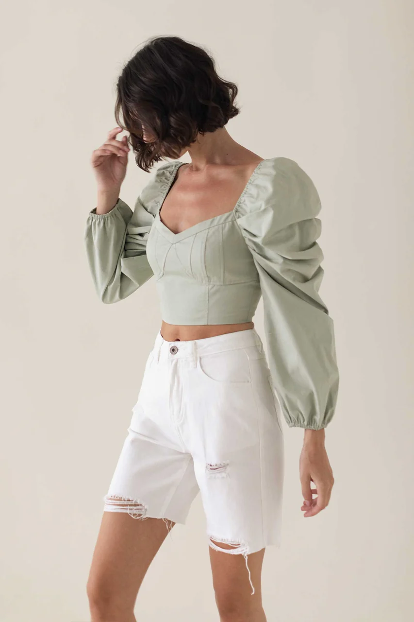 Dakixes Top (Light Green) - Image 5