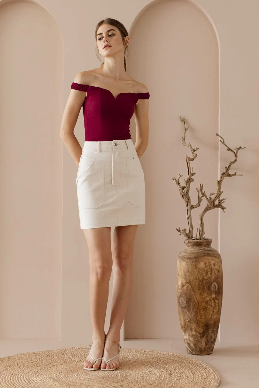 Dafarz Skirt (Ecru) - Image 5