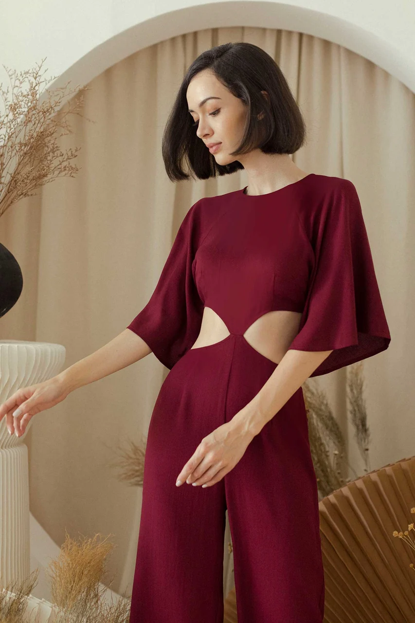 Derizath Jumpsuit (Maroon) - Image 6