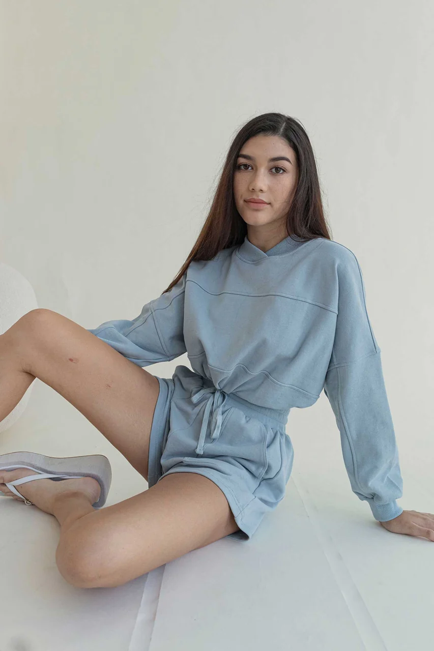 Dalieyu Top (Pale Blue) - Image 7