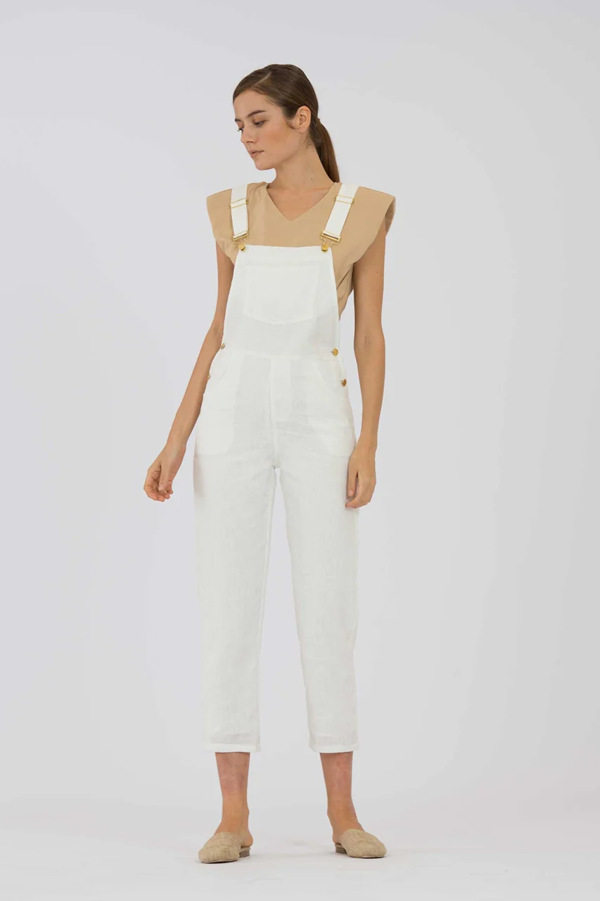 Durece Jumpsuit (White) - Image 2