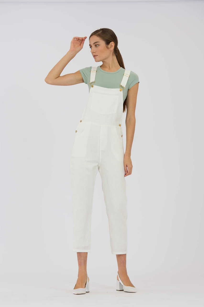 Durece Jumpsuit (White) - Image 5