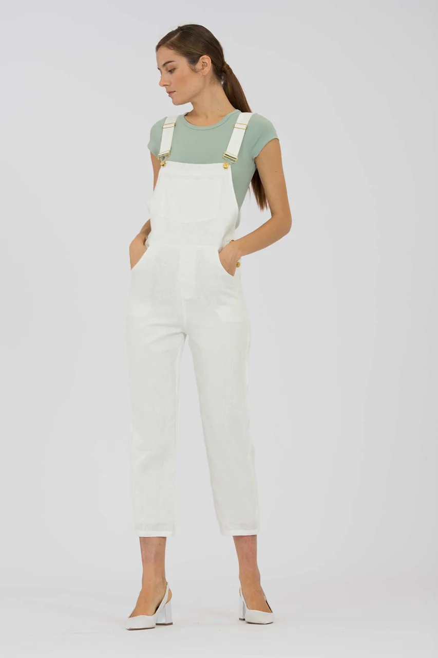 Durece Jumpsuit (White) - Image 7