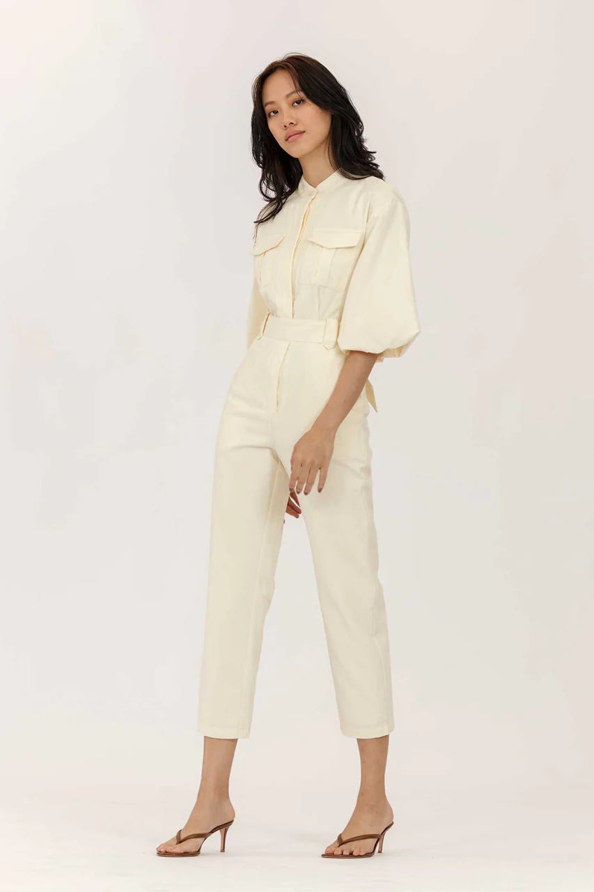 Dovureze Jumpsuit (Cream) - Image 4
