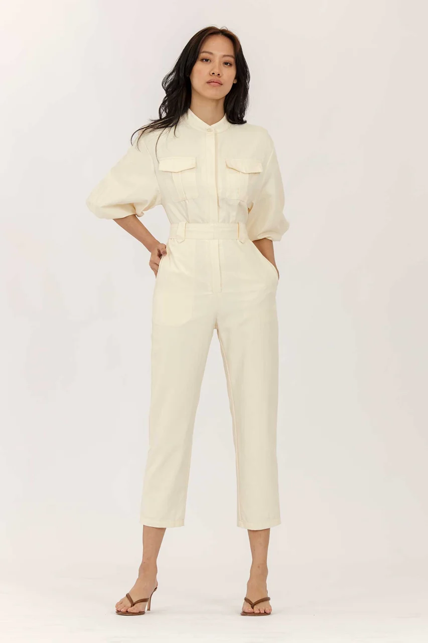 Dovureze Jumpsuit (Cream) - Image 5