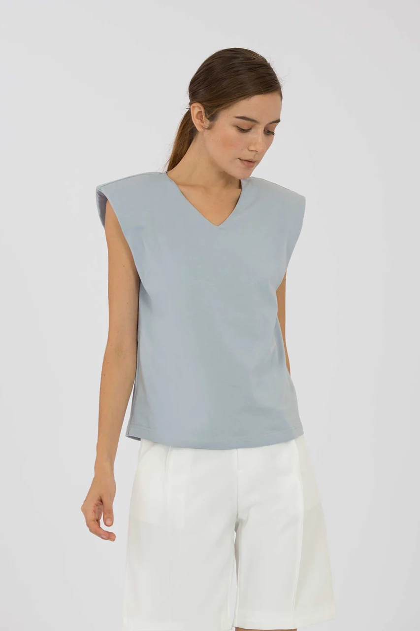Duvieyu Top (Pale Blue) - Image 4