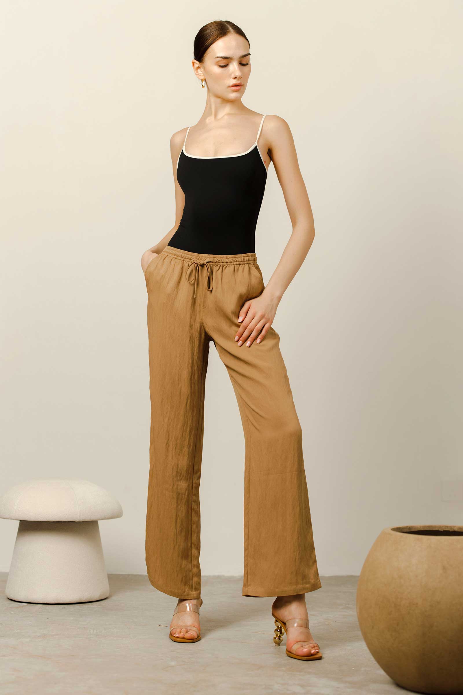 Dente Pants (Toffee) - Image 2