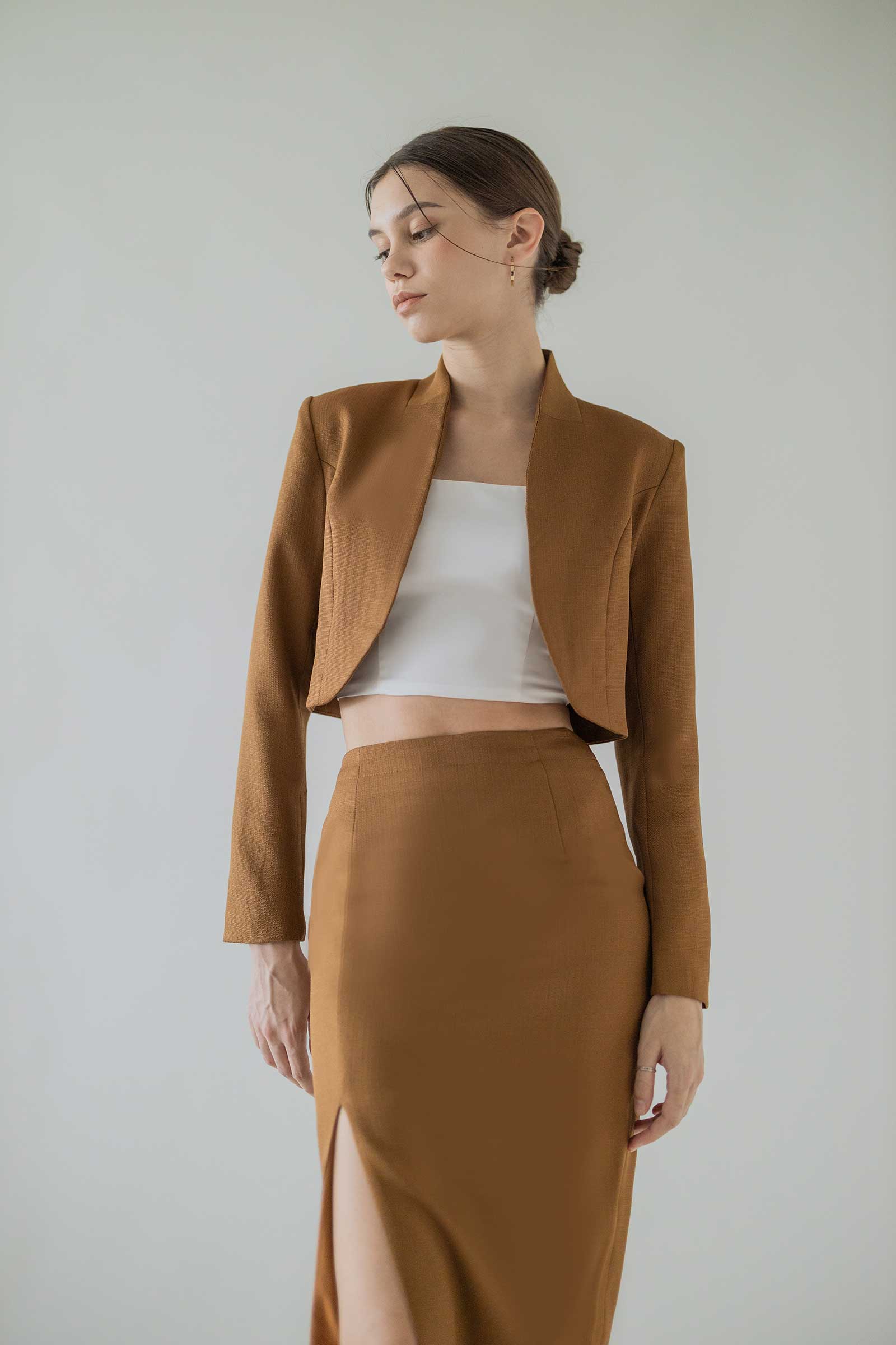 Poised Skirt (Brown) - Image 7