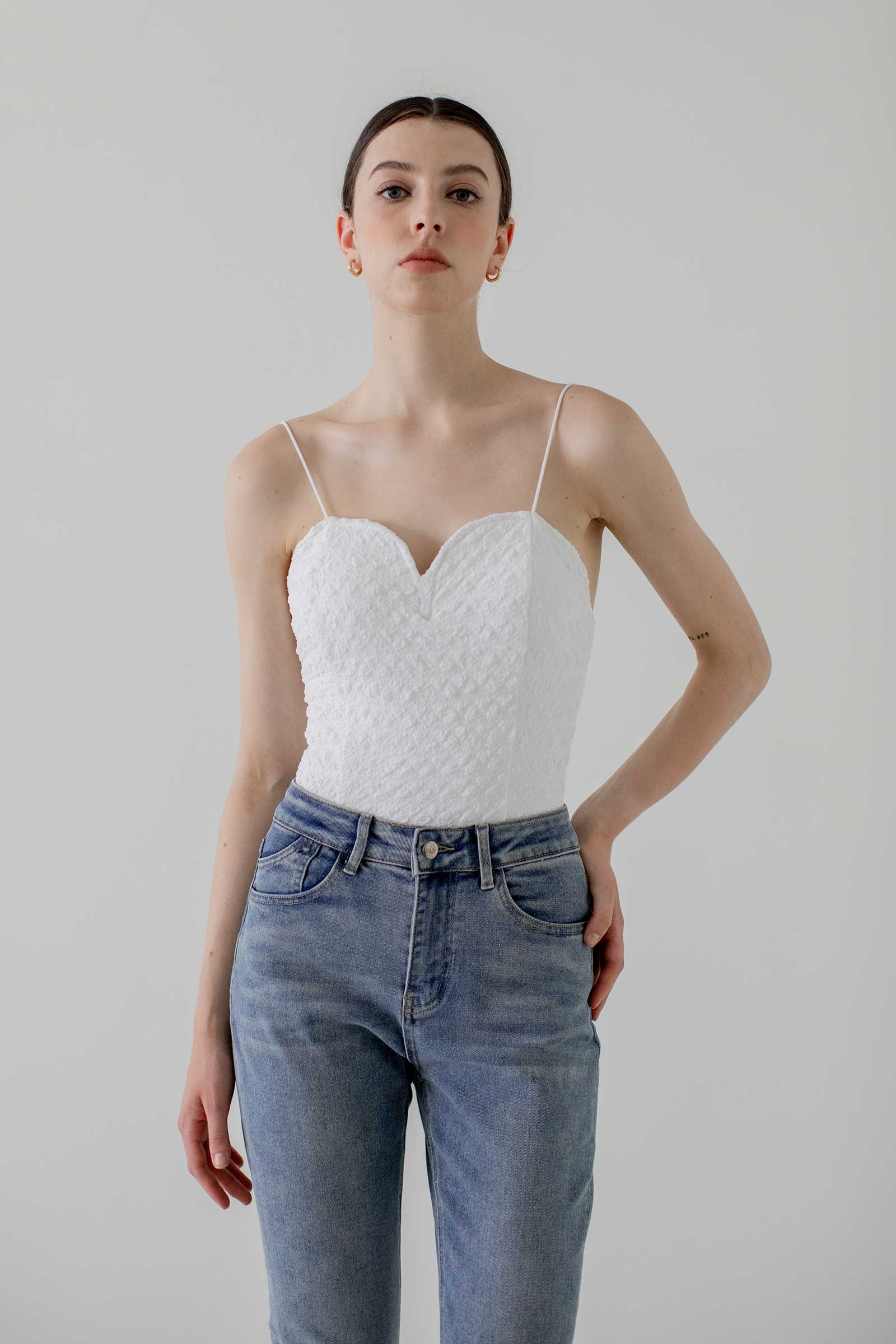 Jasmine Bodysuit (White) - Image 2