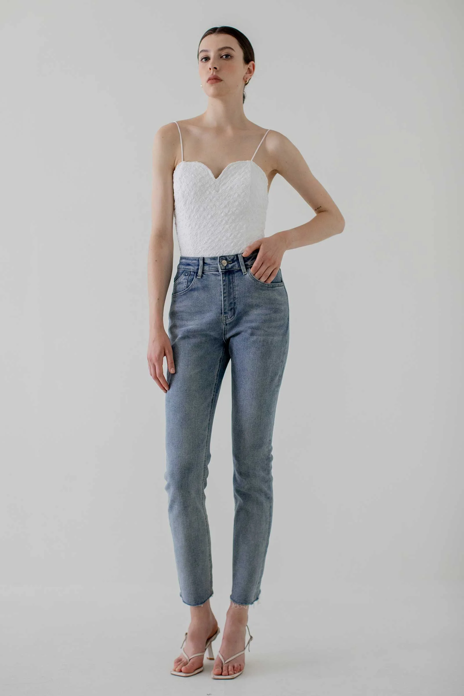 Jasmine Bodysuit (White) - Image 5
