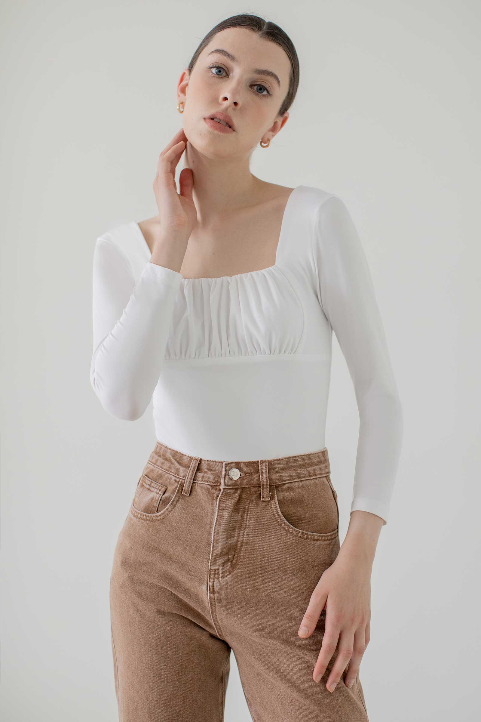 Deborah Bodysuit (White)(Non-returnable) - Image 5