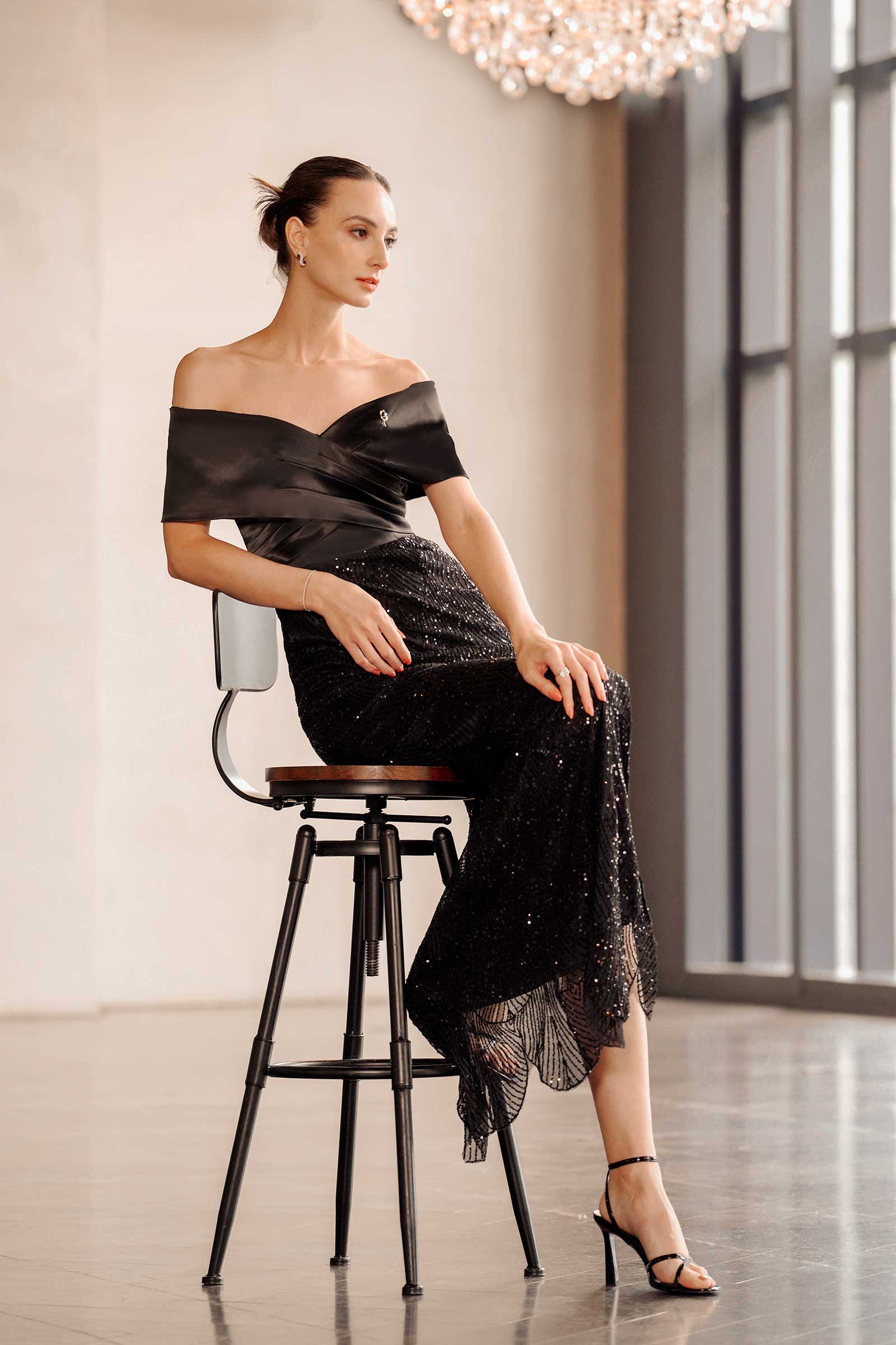 Dioze Gown (Black) - Image 2