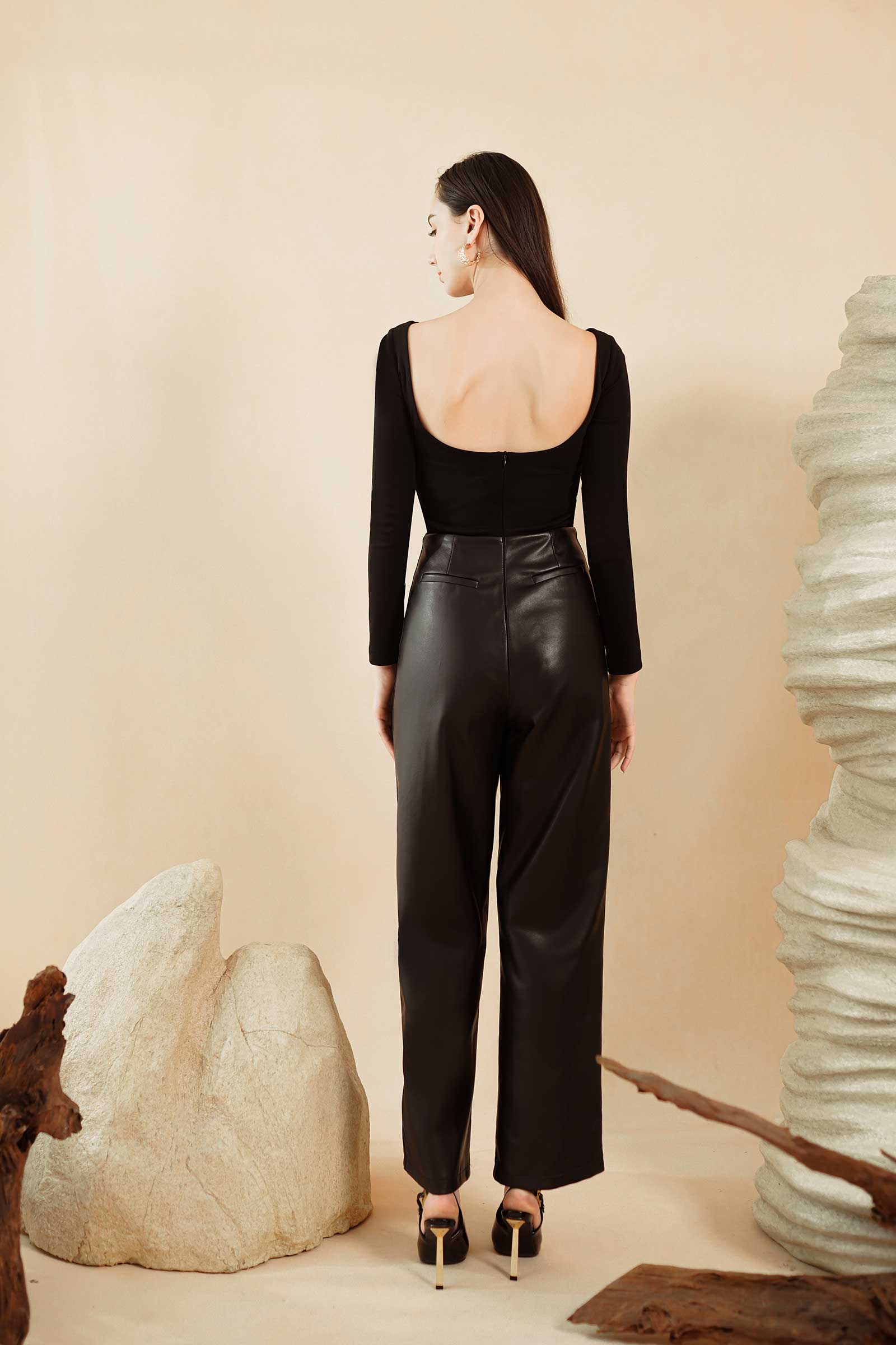 Drienne Jumpsuit (Black) - Image 2