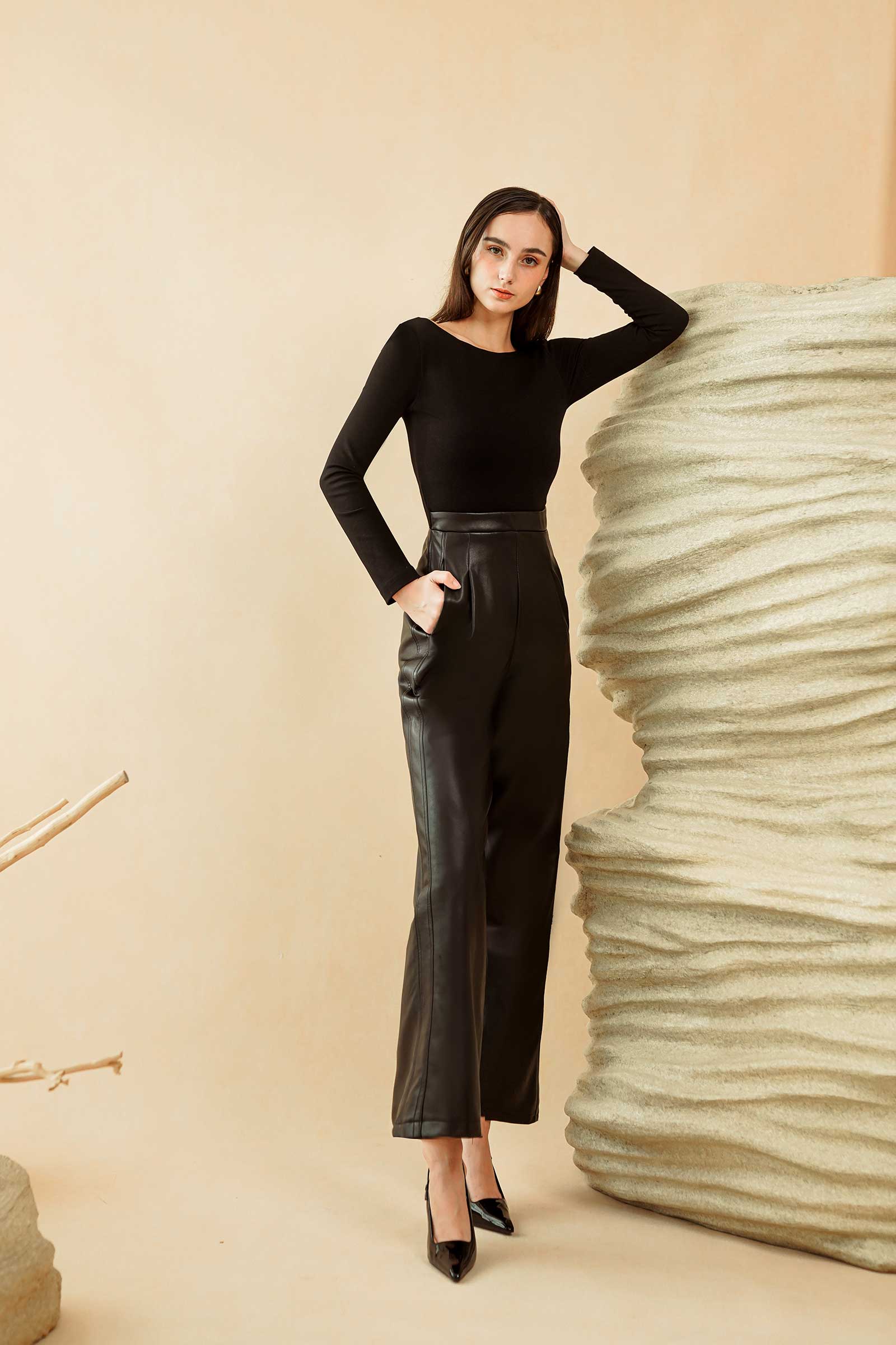 Drienne Jumpsuit (Black) - Image 4