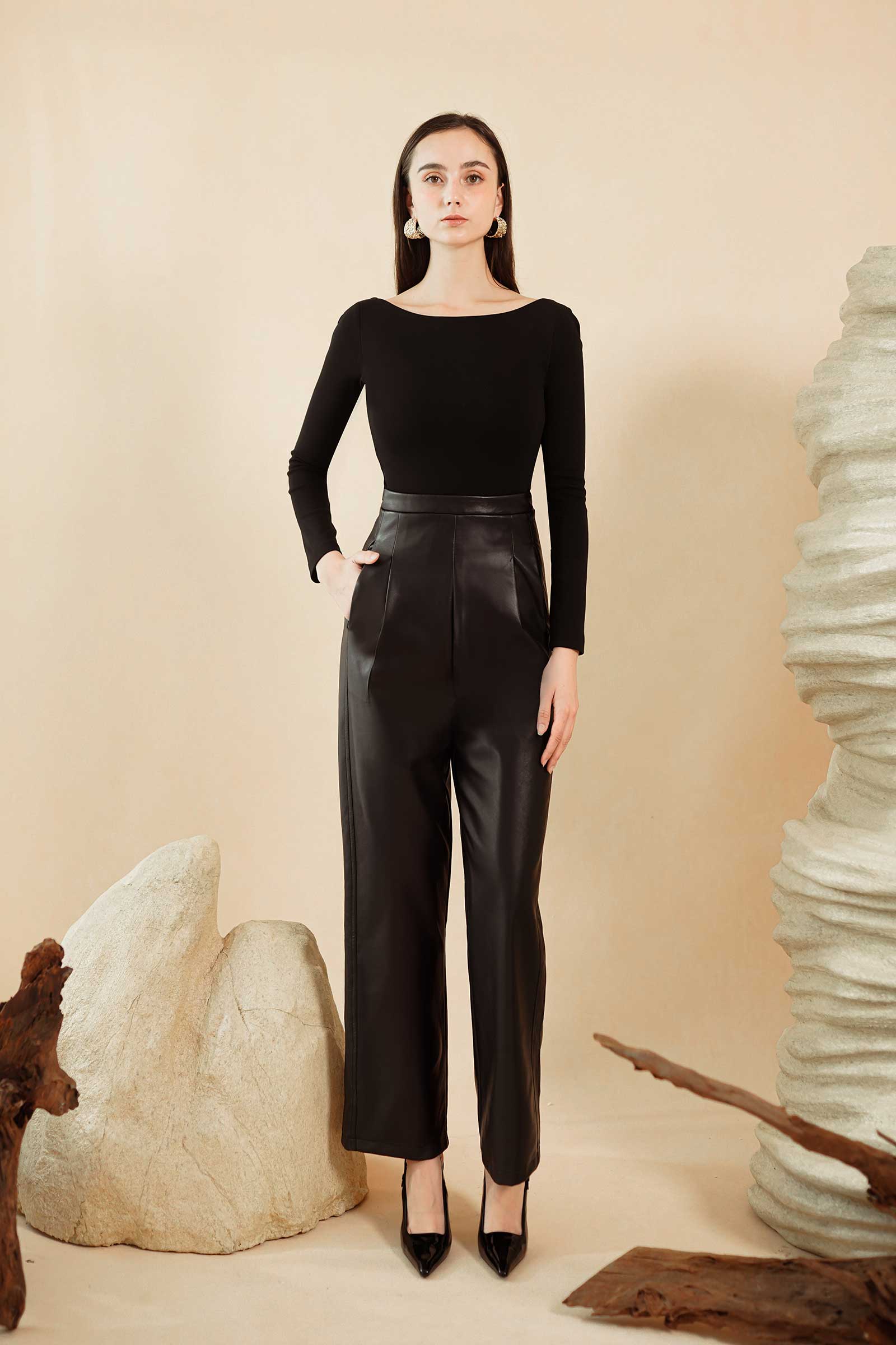 Drienne Jumpsuit (Black) - Image 6