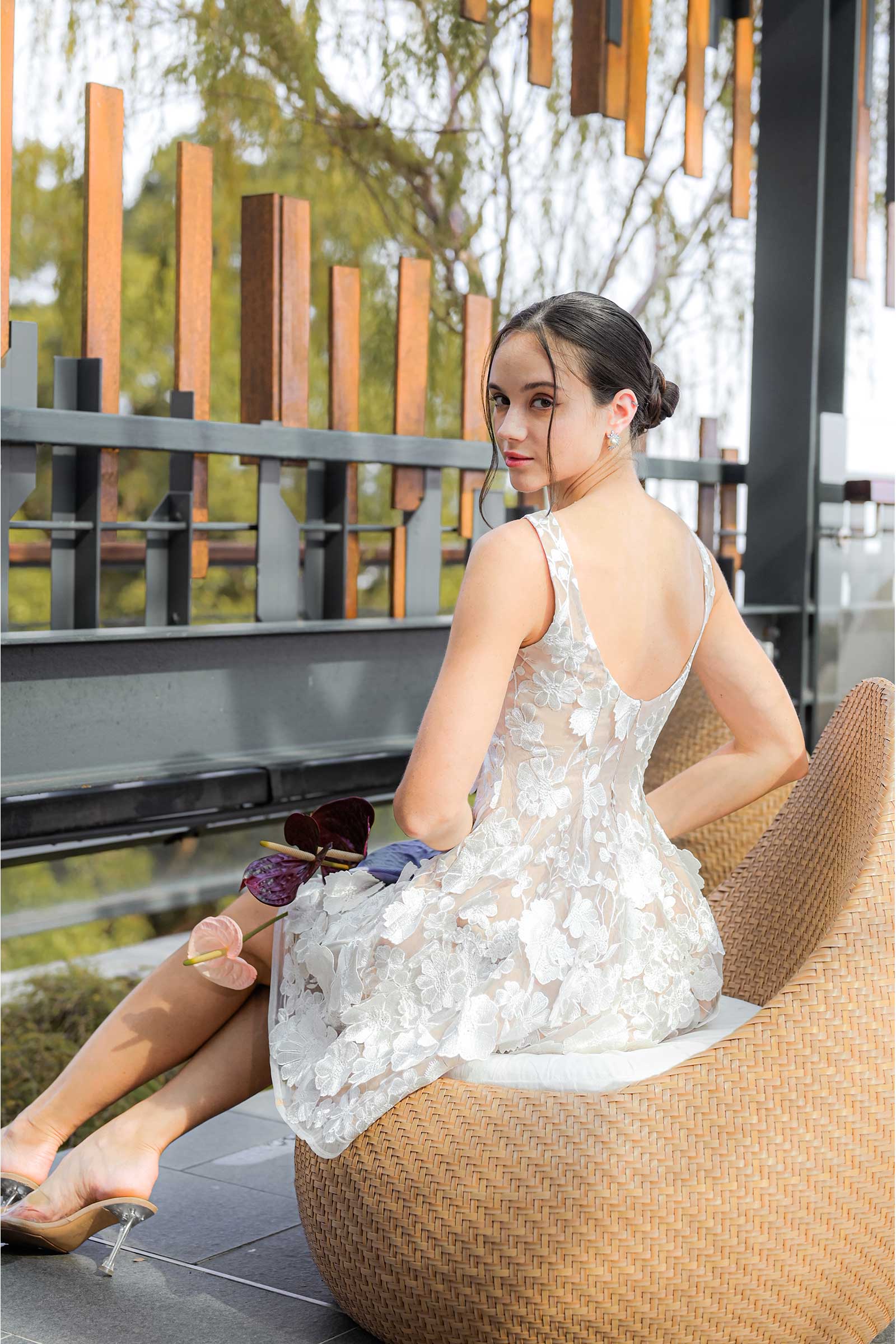Dafleur Dress (White) - Image 2