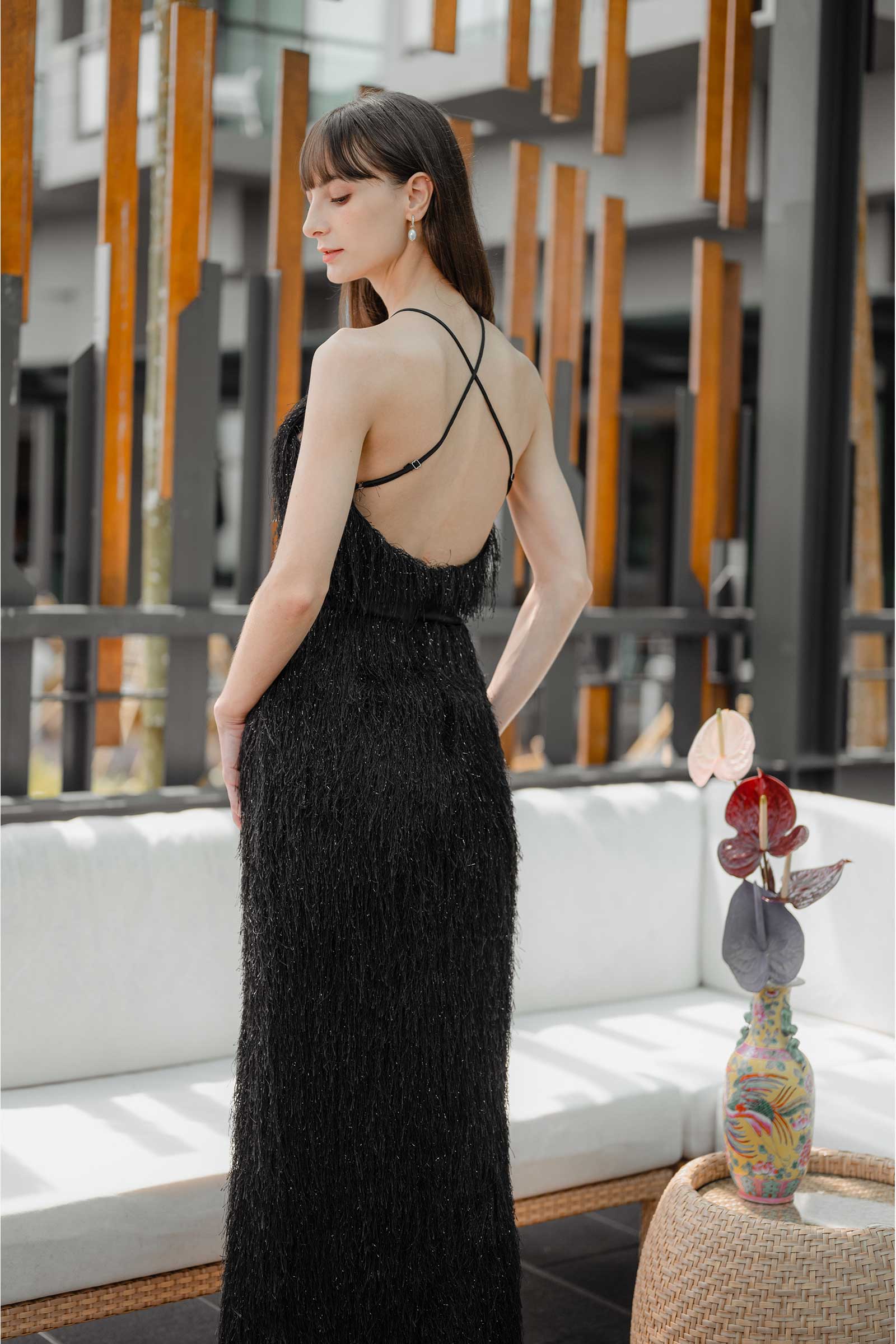 Dailey Gown (Black) - Image 10
