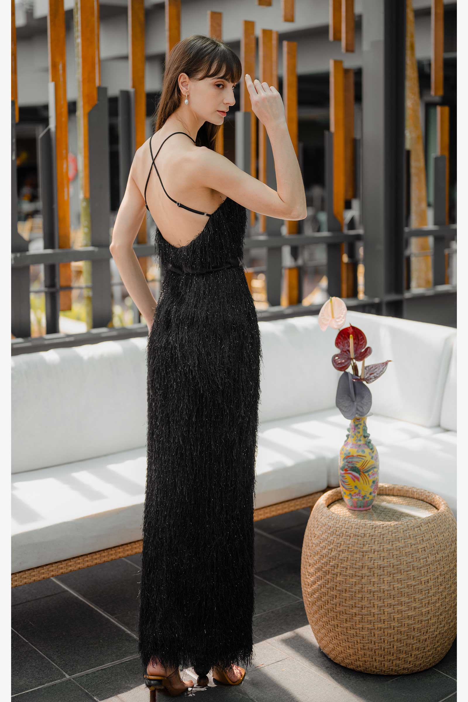 Dailey Gown (Black) - Image 11
