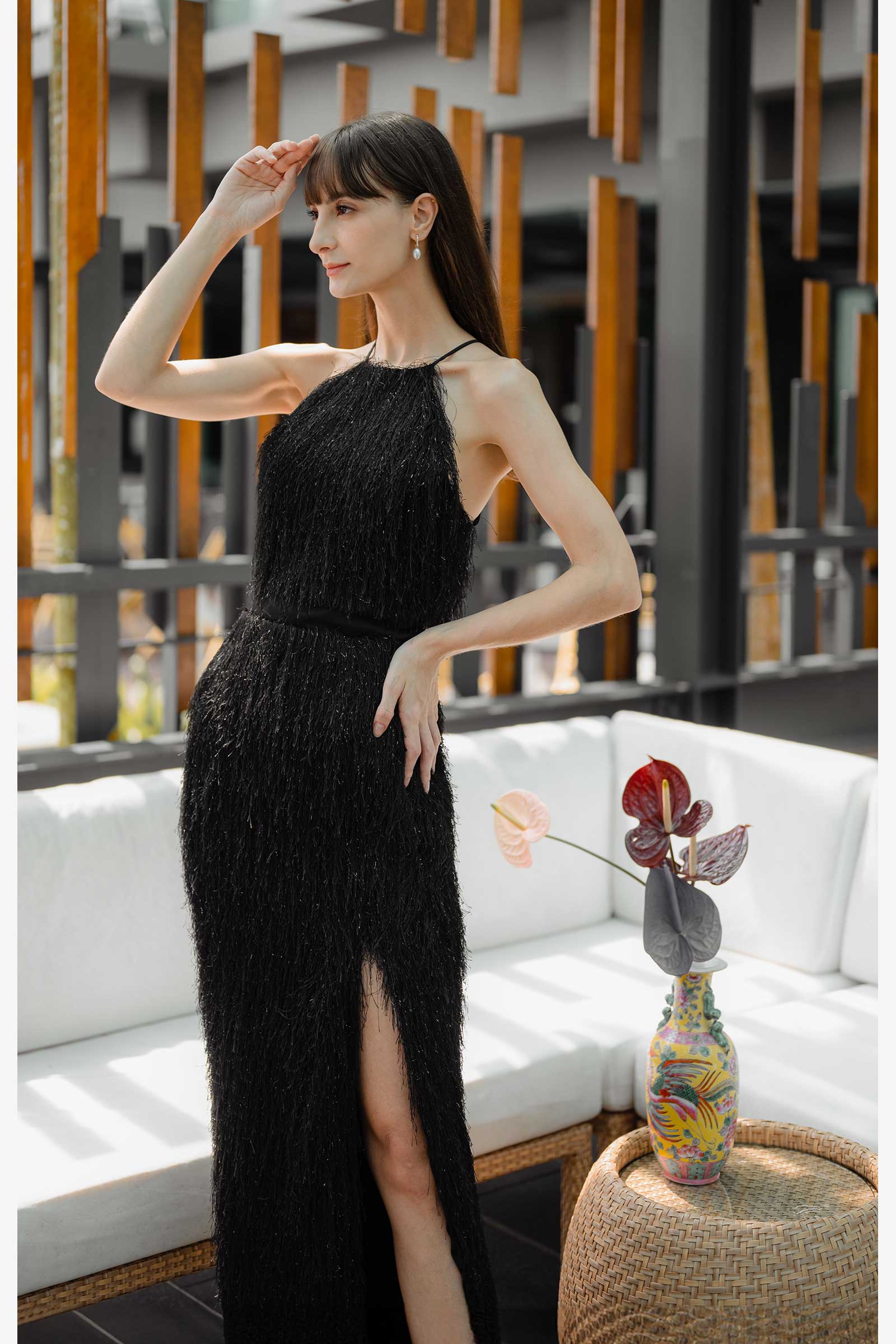 Dailey Gown (Black) - Image 8